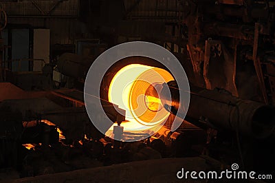 Steel Roll Stock Photo