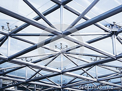 Steel structure Architecture detail Abstract Background Stock Photo