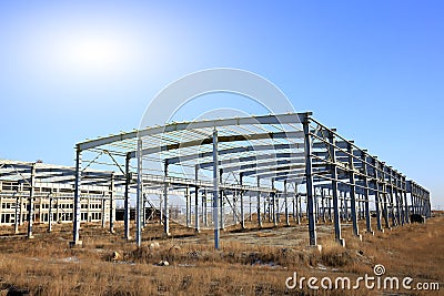 Steel structure Stock Photo