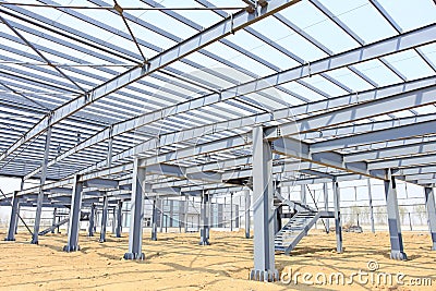 The steel structure Stock Photo