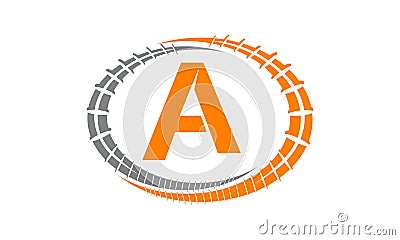 Steel Supply Initial A Vector Illustration