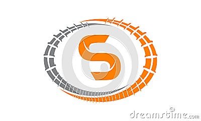 Steel Supply Initial S Vector Illustration