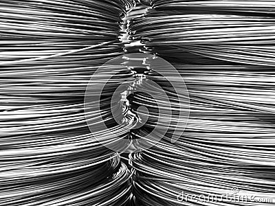 Steel Wire Stock Photo