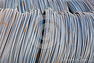 Steel wire Stock Photo