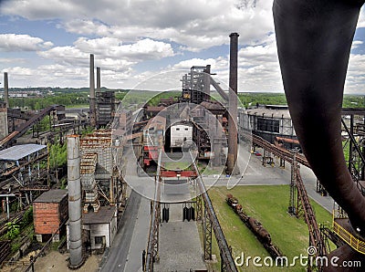 Steelworks Vitkovice Stock Photo