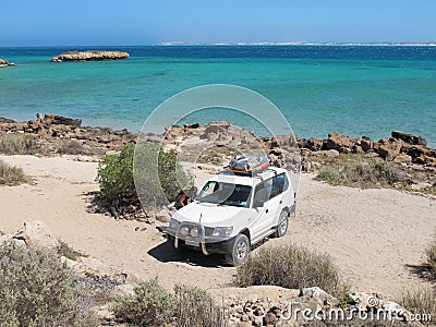 Steep Point, Westernmost Point, Shark Bay, Western Australia Stock Photo