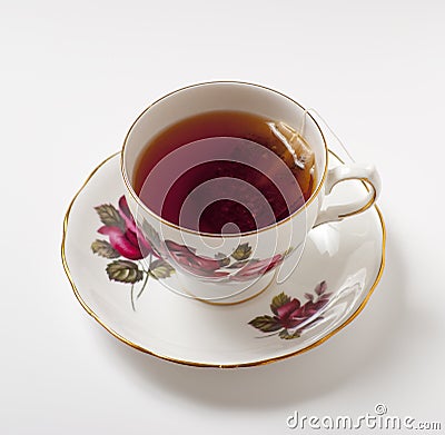 Steeping Tea in Cup Stock Photo