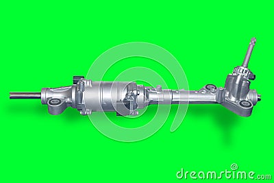 Steering gear isolated Stock Photo