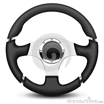 Steering wheel Vector Illustration