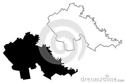 Stefan Voda District Republic of Moldova, Administrative divisions of Moldova map vector illustration, scribble sketch Stefan Vector Illustration