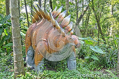 Stegosaurus Dinosaur Editorial Stock Photo
