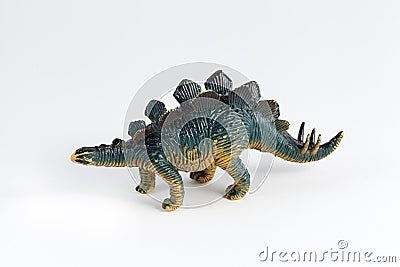 Stegosaurus, dinosaur toy Stock Photo
