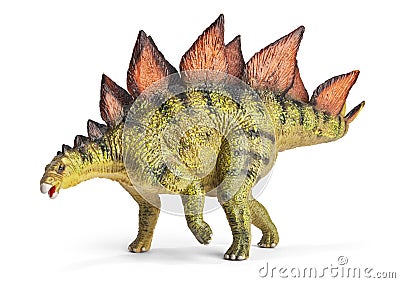 Stegosaurus, genus of armored dinosaur. Stock Photo