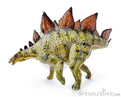 Stegosaurus, genus of armored dinosaur. Stock Photo