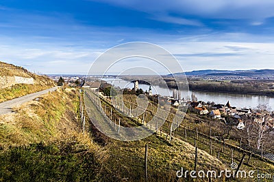 Stein an der Donau .Krems an der Donau. Federal state of Lower Austria, Wachau Valley, Austria Stock Photo