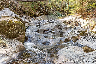 Steinklamm in Spiegelau in the Bavarian Forest, Germany Stock Photo