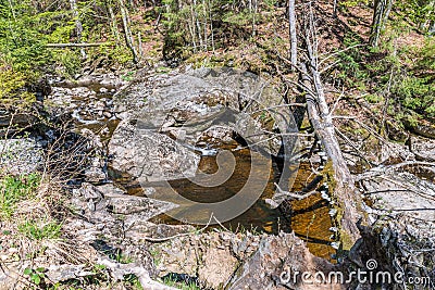 Steinklamm in Spiegelau in the Bavarian Forest, Germany Stock Photo