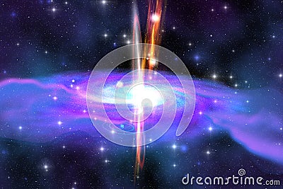 Stellar Black Hole Stock Photo