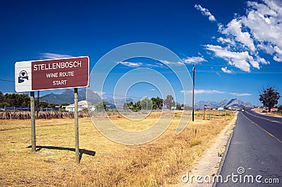 Stellenbosch American Express Wine Routes, South Africa Stock Photo