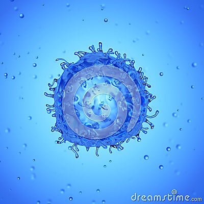 a stem cell Cartoon Illustration