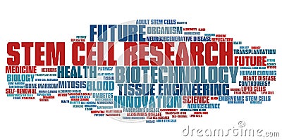 Stem cell research Cartoon Illustration