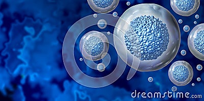 Stem Cells Cartoon Illustration