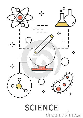 STEM concept illustration. Vector Illustration