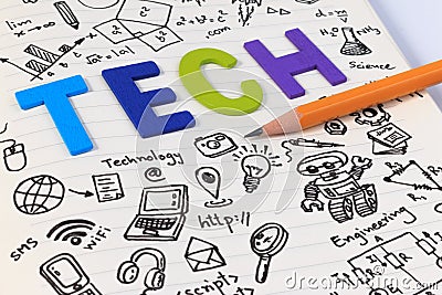 STEM education. Science Technology Engineering Mathematics. Stock Photo