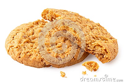 Stem ginger biscuits Stock Photo