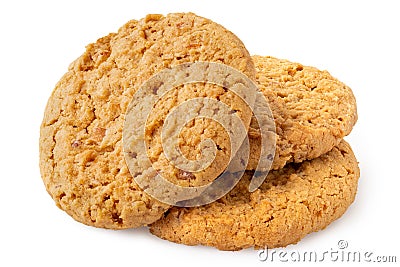 Stem ginger biscuits Stock Photo