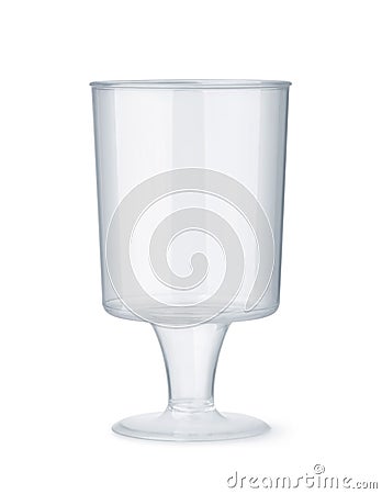 Stemmed disposable sampling shot glass Stock Photo
