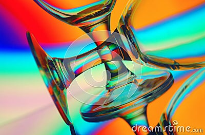 Stemware close up Stock Photo