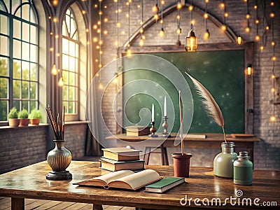 A Magical Minimalist Hogwarts Classroom Inspiring Study Space With