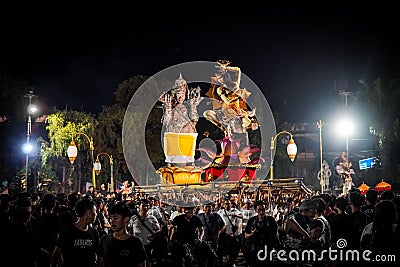 Ogoh-ogoh parade in Bali Editorial Stock Photo