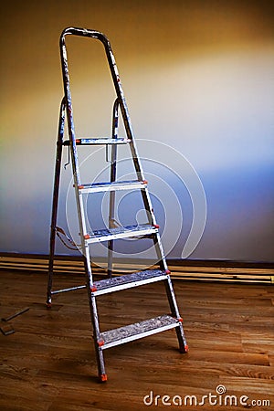 Step ladder Stock Photo