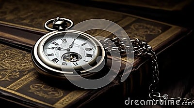 The Mysterious Pocket Watch Stock Photo