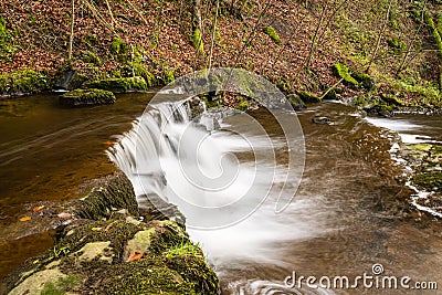 Step in the Scaleber Force Waterfall Stock Photo