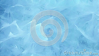 Arctic Frost Mirage Seamless Background. AI Generate Stock Photo