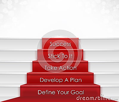 Steps To Success Stock Photo