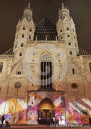 Stephansdom cathedral in Vienna Stock Photo