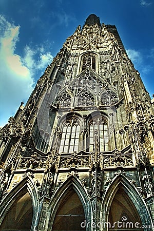 Stephansdom cathedral in Vienna Stock Photo