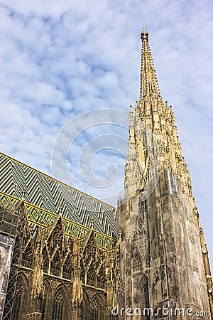 Stephansdom in Vienna Stock Photo