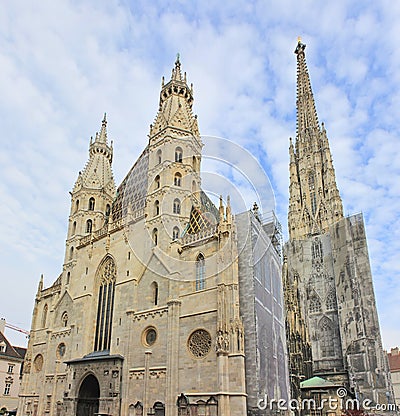 Stephansdom in Vienna Stock Photo