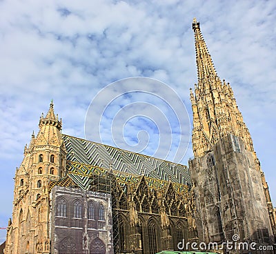 Stephansdom in Vienna Stock Photo