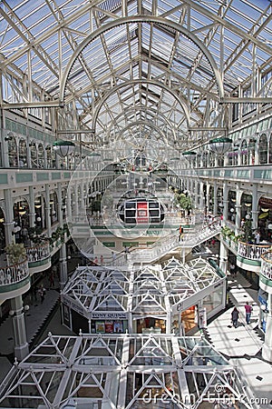 Stephen's Green Centre Shopping Centre Editorial Stock Photo