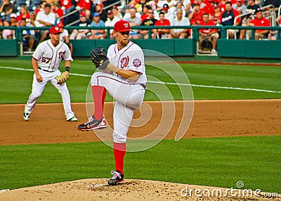 Stephen Strasburg Washington Nationals Editorial Stock Photo