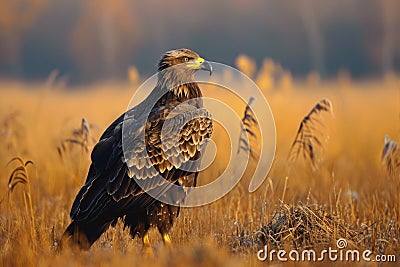 Steppe Eagle Stock Photo