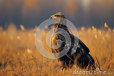 Steppe Eagle Stock Photo