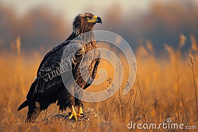 Steppe Eagle Stock Photo