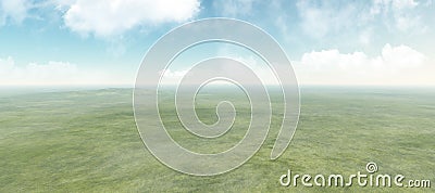 Steppe landscape Stock Photo